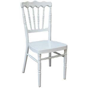 Chaises de mariage pour hôtel, décorations blanches, chaise Chiavari dorée - Product Image 5