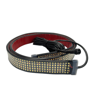 Bandes lumineuses <span class=keywords><strong>LED</strong></span> flexibles pour roues de <span class=keywords><strong>voiture</strong></span>, 5 rangées, blanc pur, 12V, fonction de respiration, accessoires automobiles - Product Image 5