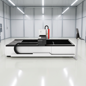 Découpeuse laser fibre industrielle 3000W, équipement CNC pour la construction, portails métalliques, rayonnages de stockage, tô<span class=keywords><strong>les</strong></span> d'acier allié - Product Image 1
