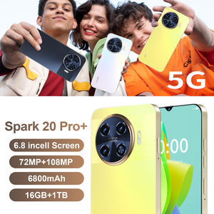 Teléfono móvil desbloqueado Dual <span class=keywords><strong>SIM</strong></span> 5G 16GB + 1TB almacenamiento Android15 4K pantalla 108MP barato Spark 20 Pro clon precio de fábrica teléfono móvil - Product Image 2