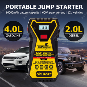 Votre ultime sauvetage routier 600A <span class=keywords><strong>Jump</strong></span> <span class=keywords><strong>Starter</strong></span> vous permet de démarrer La batterie 16000mAh maintient vos appareils chargés - Product Image 4