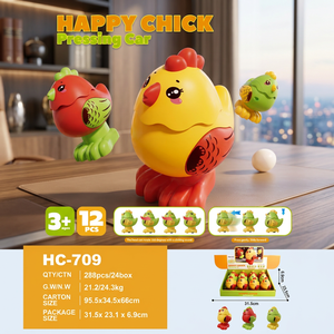 Juguete de Pollo Saltarín para Coche Happy Chick - Juguete Educativo Antiestrés para Niños de 5 a 7 Años, Unisex, de Plástico - Product Image 4