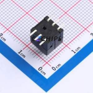 PS-8555SVA-6PNN Push Button Switch SMD Switch No Lock Rectangle Plunger 500mA 24V - Product Image 2