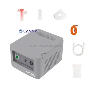 Lannx NE-303 Superior Tiện Dụng Máy Nén Khí Dung Cho Bệnh Hen suyễn Ho Máy Nén Khí Dung Trẻ Em Bé Sử Dụng Máy Phun Sương Kit