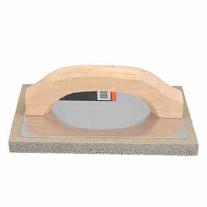 Truelle à plâtre en caoutchouc EVA haute densité avec manche en bois, éponge à béton, flotteur à carrelage, truelle à jointoiement, truelle en aluminium - Product Image 3