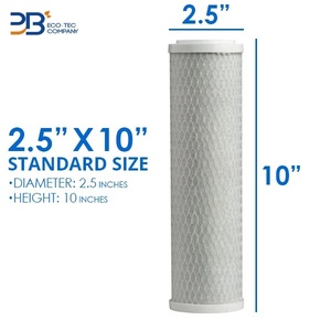 Lọc tốt hơn 10 inch duy nhất lớn màu xanh cao lưu lượng nước lọc nhà ở Thiết bị xử lý nước - Product Image 4