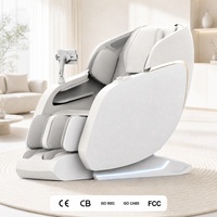 Fauteuil de massage corps entier zéro gravité SL Track 3D avec rouleaux, airbags chauffants, rouleaux pour mollets et pieds, écran tactile, inclinable, pour la maison