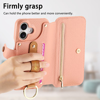 Étui de téléphone portable en cuir PU portefeuille de qualité supérieure pour Samsung S25 Edge S24 S23 S22 FE Ultra Plus porte-carte Flip Cover A06 A16 A26 A56