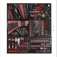 Caja de Herramientas de Acero Inoxidable CE con 7 Cajones, Nuevo Diseño en Color Verde, 349 Piezas, Juego de Herramientas Profesional OEM