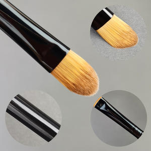 <span class=keywords><strong>Brocha</strong></span> correctora redonda y afilada, <span class=keywords><strong>brocha</strong></span> negra, plana, personalizada - Product Image 4