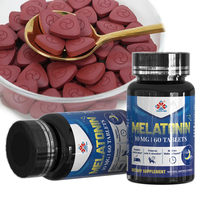 Tabletas de Melatonina de 10 mg ODM Personalizadas para la Armonía del Ciclo Interno en Personas de Ritmo Rápido, Calidad Premium, Venta al por Mayor de Fábrica
