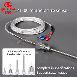 Di chuyển chủ đề PT100 cảm biến nhiệt độ ba dây bạch kim kháng nhiệt 3-Core mạ bạc cảm biến nhiệt độ - Product Image 3