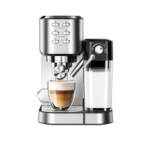 Cafetera eléctrica de control mecánico automático con funcionamiento estable y tanque de leche extraíble de 700 ml - Product Image 1