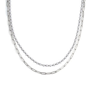 Cadena de Capas Personalizada para Mujer, Regalos para Chicas, Joyería de Acero Inoxidable con Dijes, Joyería con Cuentas para Aniversario - Product Image 2