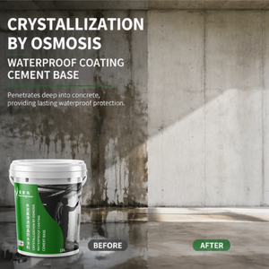 Revêtement d'étanchéité cristallin auto-réparateur acrylique-cimentaire de qualité industrielle pour le béton et les réservoirs de sel, liquide à appliquer au pinceau - Product Image 4