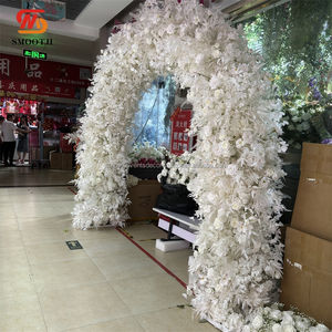 SMOOTH Artificial Flower Circle <b>Arch</b> Flowers Decoration Round <b>Wedding</b> Half Circle <b>Arch</b> Artificial Flower for <b>Wedding</b> - Product Image 5