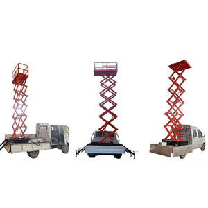Customized Scissor <strong>Lift</strong> Table for Your Truck Repackage Pickup Truck for Repair <strong>Street</strong> Lights or Whitewash - Product Image 1