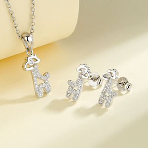 2025 nuevo diseño 925 collar de <span class=keywords><strong>jirafa</strong></span> - Product Image 2
