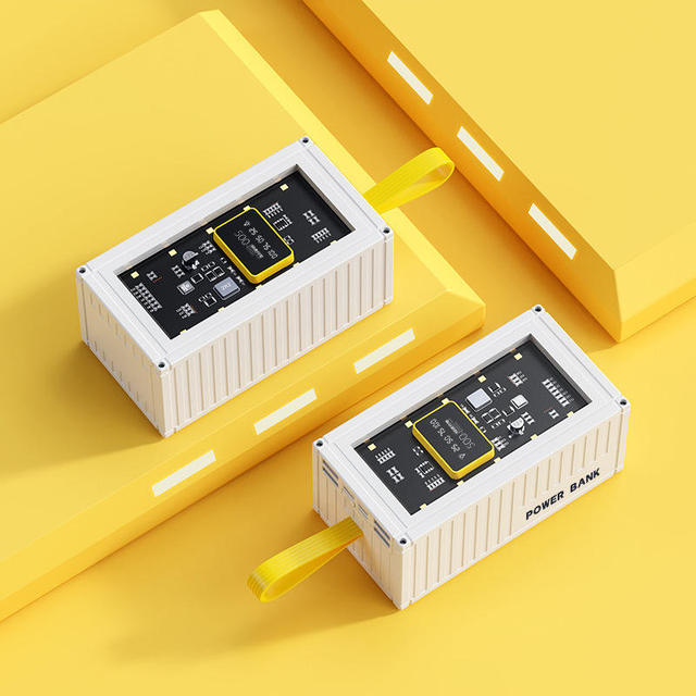 Factory Wholesale Portable Container Shaped Mobile Power Bank Container Power Bank High Capacity Power Banks