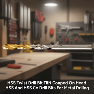 Hss Twist <b>Drill</b> <b>Bit</b> TiN Coated On Head Hss And Hss Co <b>Drill</b> <b>Bits</b> For Metal Drilling - Product Image 3