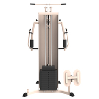 Station de musculation multifonctionnelle à câble réglable, presse à jambes, lat pulldown, construction en acier inoxydable, entraînement complet du corps, 160 kg