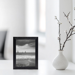 Homco MDF Khung ảnh khung giấy chứng nhận chủ với đơn giản hạt gỗ kết cấu tùy chỉnh tùy chỉnh cho trang trí nội thất - Product Image 4