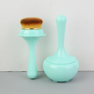 Pennello Professionale per Fondotinta Liquido con Design Avanguardista, Colore Rosa Luminoso, Alta Qualità, Miscelazione Personalizzata, Tubo Piatto - Product Image 4