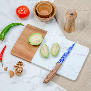 Planches à découper en bois d'acacia marbré LOMATO, logo personnalisé, écologiques, durables, rectangulaires, planches de service, nouveauté - Product Image 5