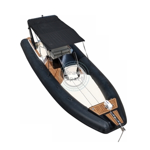 2024 Hypalon Rib Boat 860 avec console centrale <span class=keywords><strong>de</strong></span> bateau d'eau salée gonflable 9m <span class=keywords><strong>de</strong></span> profondeur v péniches <span class=keywords><strong>de</strong></span> <span class=keywords><strong>luxe</strong></span> - Product Image 1