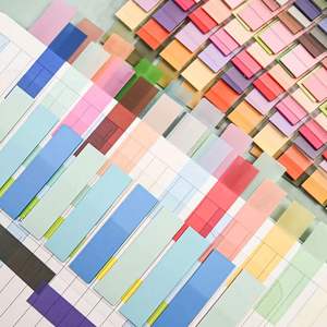 3200 Hojas de Notas Adhesivas con Índice en Degradado de 3 Colores, 200 Hojas/Tarjeta, Colores Vivos y Brillantes, Clasificación de Documentos - Product Image 4