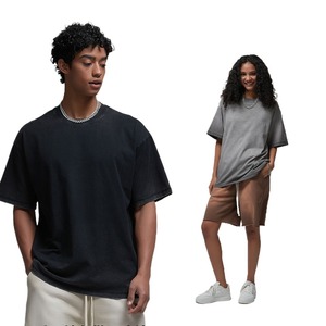 T-shirt rétro pour homme 100% coton, nouveau, imprimé numérique, côté inversé, <span class=keywords><strong>couleur</strong></span> délavée, bordure usée - Product Image 2