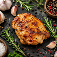 Filet de cuisse de poulet grillé au charbon de bois - Viande de poulet surgelée de qualité supérieure, poulet frit et collations pour fêtes, destiné aux acheteurs exportateurs mondiaux