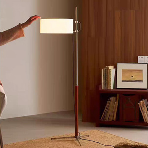 Vintage <b>Floor</b> Lamp Bauhaus Style LED Warm Light Adjustable Minimalist Design For Living Room <b>Sofa</b> Study Tea Room - Product Image 1