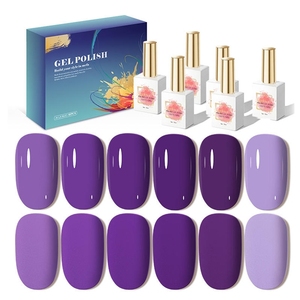 Proveedor de AILANUO, salón de uñas profesional, 15ml, esmalte de uñas en GEL, Gel Uv, juego de 6 colores, suministros de Arte de uñas semipermanentes personalizados - Product Image 1