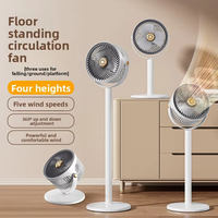 Ventilateur de sol électrique rechargeable 2000 mAh, 5 vitesses, pour la maison et l'hôtel, en plastique – Vente en gros