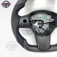 Expédition rapide d'usine avec volant de voiture en fibre de carbone chauffant pour Tesla Model 3 Model Y 2023-2026