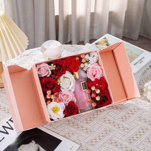 Caja de Regalo con Jabón de Rosa Eterna, Regalo Creativo Qixi, Regalo para el Día de la Madre, Set de Perfume Sands Fresh - Product Image 1