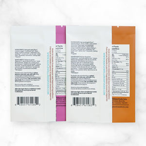 Sac à gousset latérale à impression numérique personnalisée, pouces, avec fermeture à glissière, pour emballage alimentaire - Product Image 2