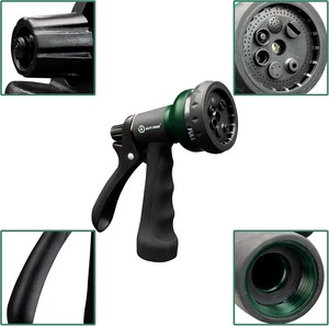 Buse de pulvérisation d'eau ABS personnalisée pour tuyau d'arrosage, avec 7 modes d'arrosage réglables, antidérapante, pour arroser les plantes et la pelouse - Product Image 3