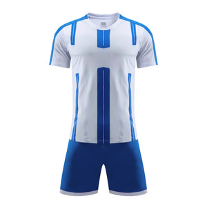 Nuevo Conjunto de Uniforme de Fútbol para Hombre, Adultos y Niños, Verano, Deportivo, Cuello en V, Secado Rápido, Transpirable, 100% Poliéster, Entrenamiento y Competición - Product Image 1