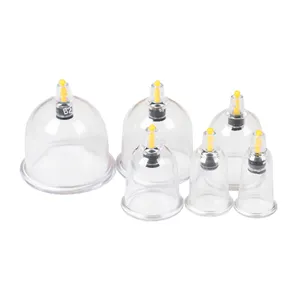 B2 Hijam Hoge Kwaliteit Gesteriliseerd Plastic Wegwerp Cupping Cups Therapie Set Gezondheidszorg Body Cupping Set 1Pcscupping Set