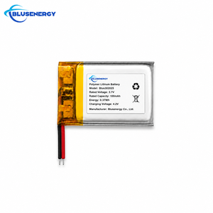 แบตเตอรี่ลิเธียมโพลิเมอร์ขนาดเล็กพิเศษ 302025 3.7V 100mAh แบบชาร์จได้ พร้อมสายเชื่อมต่อ - Product Image 1