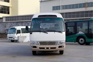 Autobús de montaña automático usado, autobús de viaje de lujo, Toyota, posavasos, 30 asientos