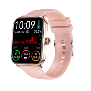 Montre connectée avec charge magnétique, sport, étanche IP68, moniteur de fréquence cardiaque, tracker de fitness, appels, montre connectée HW023 - Product Image 1