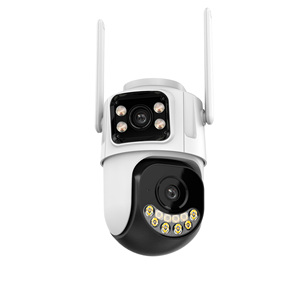 กล้องวงจรปิด IP PTZ รุ่นใหม่ ปี 2026 รองรับ WIFI ความปลอดภัยสูง เลนส์คู่ จอคู่ ความละเอียด 6MP หมุนได้ 360 องศา ติดตามบุคคล กล้องขนาดเล็กอัจฉริยะสำหรับภายนอกอาคาร ใช้ไฟ 12V - Product Image 6