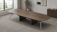 Table de réunion d'entreprise moderne, bureau de direction pour grandes salles de réunion et salles de conseil