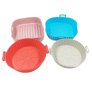 หม้อแผ่นอบซิลิโคนเกรดอาหารแบบใช้ซ้ำได้โดยไม่มีบิสฟีนอล A พับได้และทนความร้อน - Product Image 1