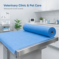 Rouleau de draps médicaux jetables bleus, hygiéniques, imperméables en PP non tissé, certifiés CE Classe I, vente en gros de l'usine Zhengcheng