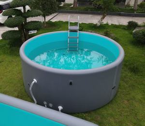 <span class=keywords><strong>Piscine</strong></span> gonflable Dia 3M 5M, portable, durable, en PVC, avec <span class=keywords><strong>escalier</strong></span>, pour plusieurs personnes, pour s'amuser - Product Image 4