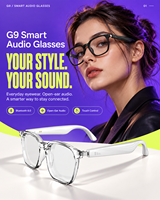 Lunettes audio à oreille ouverte, lunettes audio intelligentes avec micro, réduction de bruit ENC, lunettes audio intelligentes Bluetooth